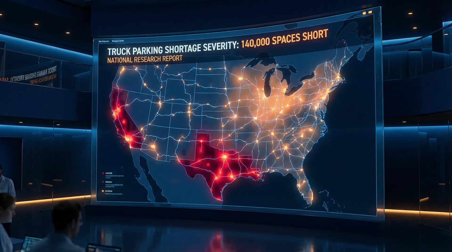 The 2026 Truck Parking Shortage Index: A State-by-State Analysis of America's Most Underfunded Infrastructure Crisis